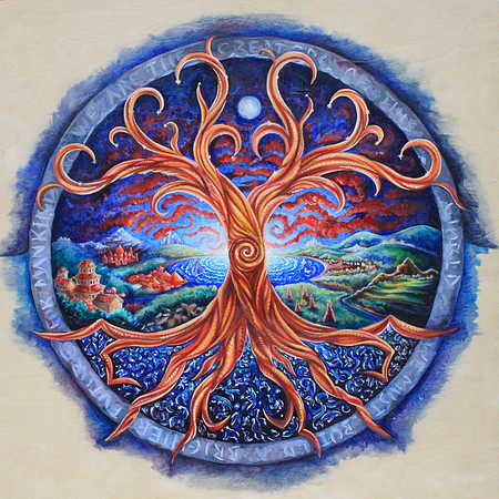 Tree of Two Lives and Mankind's Creation